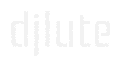 djlute logo to represent my initial and last name logo of djlute with sketcky looks